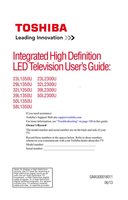 Toshiba 32L2300U TV Operating Manual